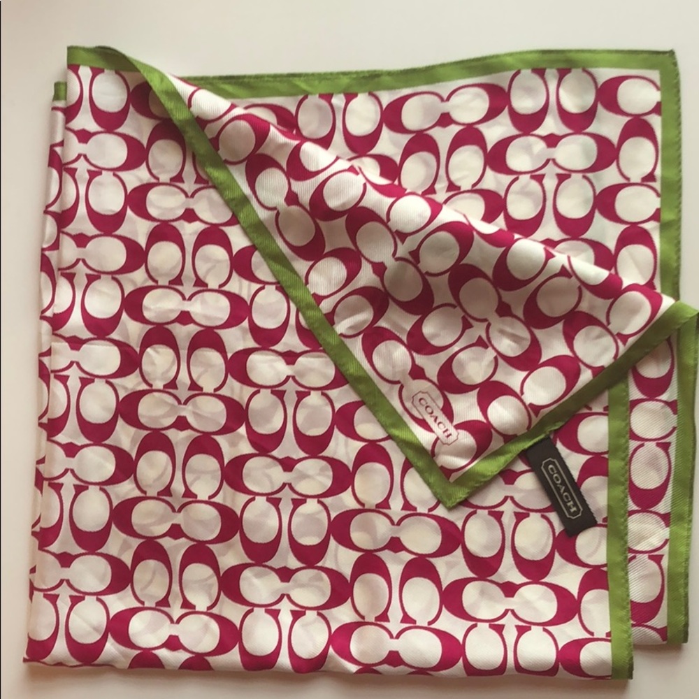 Silk coach scarf